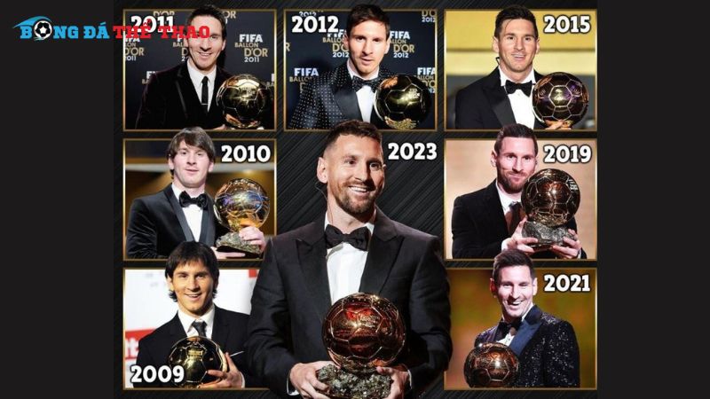 Tổng hợp các danh hiệu cá nhân mà Lionel Messi đạt được