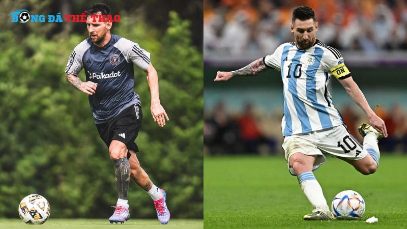 Phong cách chơi bóng của Messi Argentina