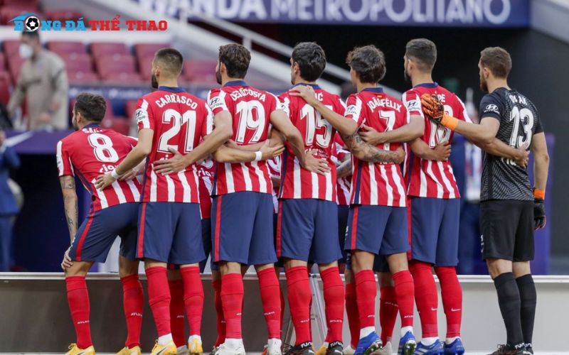 Đội hình gây ấn tượng của đội Atlético Madrid