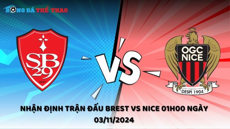 Nhận định Brest vs Nice 03/11/2024