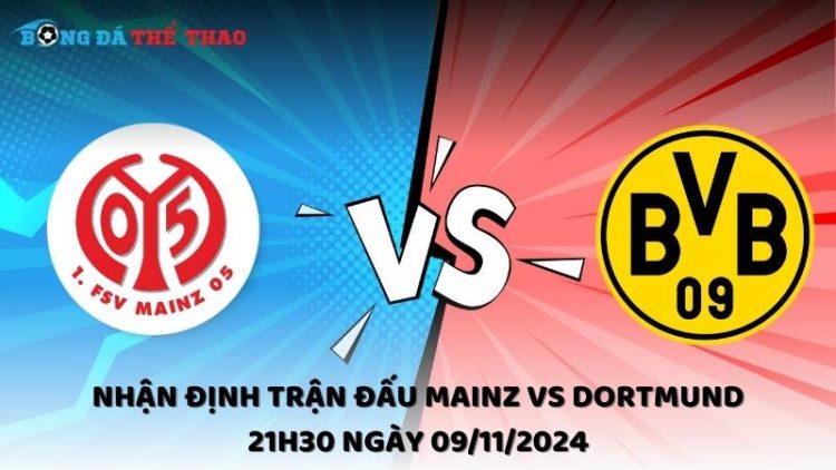 Nhận định Mainz vs Dortmund 09/11/2024