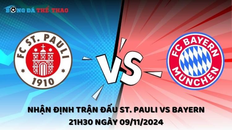 Nhận định St. Pauli vs Bayern 09/11/2024