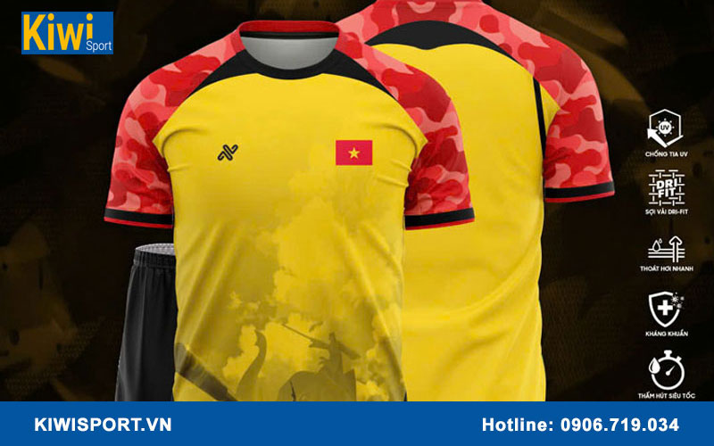 Mẫu áo bóng đá 2 tại Kiwisport